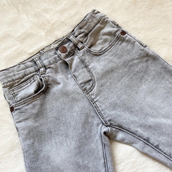 Zara indigo distressed skinny jeans 2-3 years - Picture 2 of 6